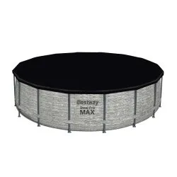 Cubierta para piscina de marco Bestway 58249 de 488 cm.