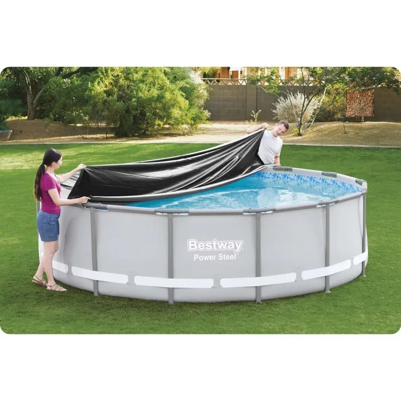 Cubierta para piscina de 427 cm Bestway desmontable 58248.