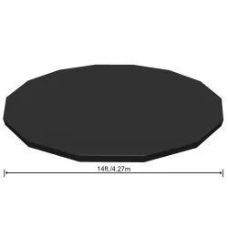 Cubierta para piscina de 427 cm Bestway desmontable 58248.