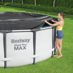 Cubierta para piscina de 305 cm Bestway 58036 marco.