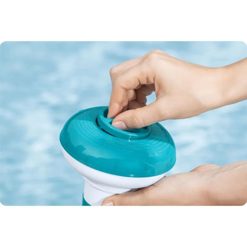 Flotador pequeño, dosificador de productos químicos para piscinas Bestway 58210.