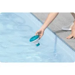 Flotador pequeño, dosificador de productos químicos para piscinas Bestway 58210.