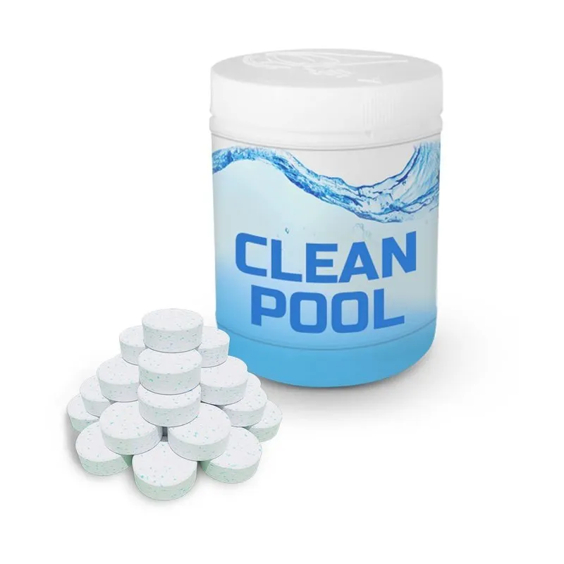 Dosificador de productos químicos flotante + pastillas multifunción de 0,5 kg.