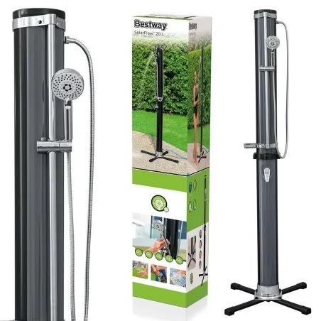 Ducha solar Bestway 58696 con calentador de agua, accesorios para exteriores