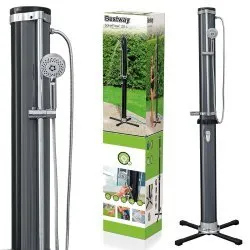 Ducha solar Bestway 58696 en color verde, perfecta para el jardín