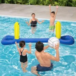 Set de voleibol flotante para piscina 252 x 64 cm Bestway 52133.