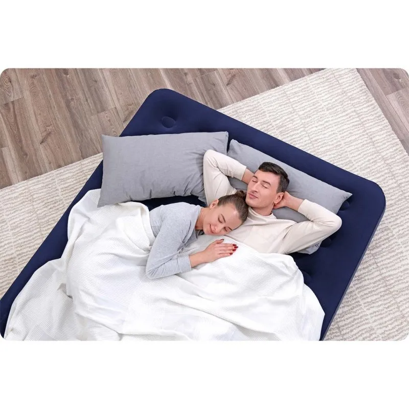 Colchón hinchable con bomba, ideal para vacaciones y viajes