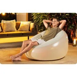 Sillón hinchable Bestway 75086 LED.