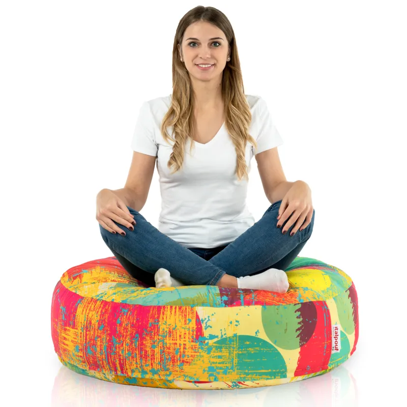 Cojín de Suelo Redondo para Sentarse - Outdoor Pro de Exterior Jardín Impermeable – vista 3