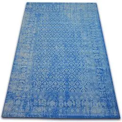 Alfombra VINTAGE Flores 22209/543 azul