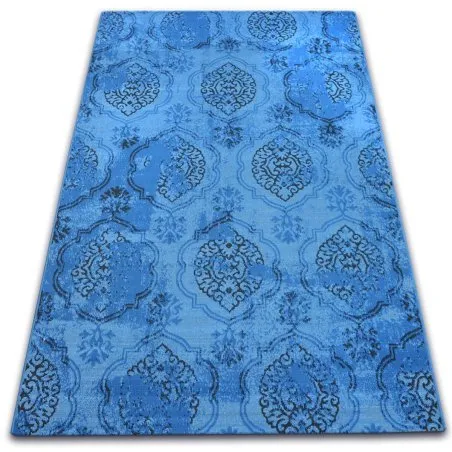 Alfombra VINTAGE 22213/473 azul clásico