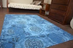 Alfombra VINTAGE 22213/473 azul clásico