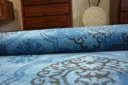 Alfombra VINTAGE 22213/473 azul clásico