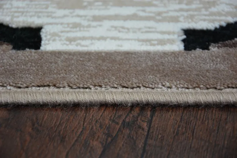 Dywan AKRYL YAZZ 3766 D.Beige/Salmon Koniczyna Marokańska Trellis