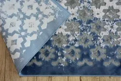 Alfombra acrílica YAZZ 7006 Oriente gris/azul/marfil