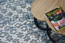 Alfombra acrílica YAZZ 7006 Oriente gris/azul/marfil