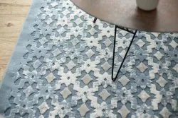 Alfombra acrílica YAZZ 7006 Oriente azul