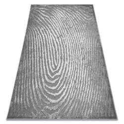 Alfombra acrílica YAZZ W8540 HUELLA DACTILAR gris