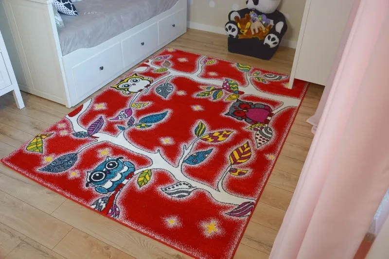 Dywan KIDS Forest czerwony C427
