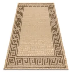 Alfombra de cuerda sisal FLOORLUX 20014 color maíz/color café