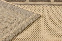 Alfombra de cuerda sisal FLOORLUX 20014 color maíz/color café