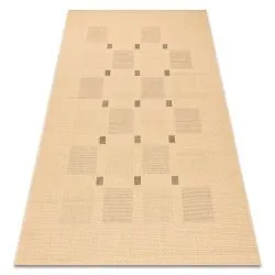 Alfombra de cuerda sisal FLOORLUX 20079 color maíz/color café
