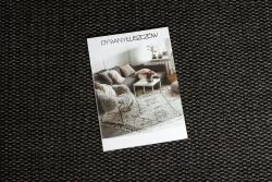 Alfombra de cuerda sisal FLOORLUX 20195 negro/plateado