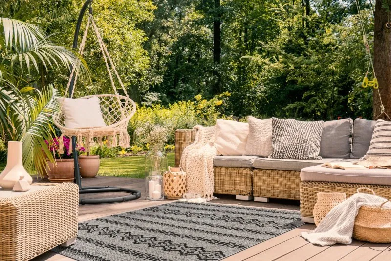 Alfombra de cuerda sisal FLOORLUX 20510 plateado/negro