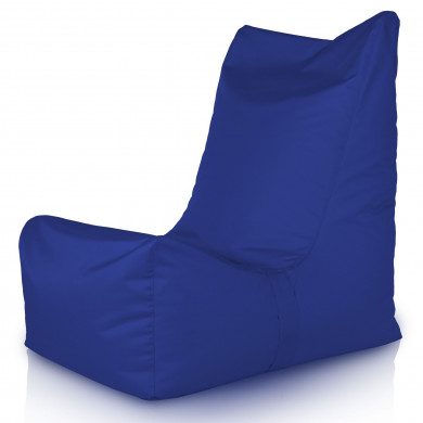 Azul oscuro Puff Sillón Distinto nylon