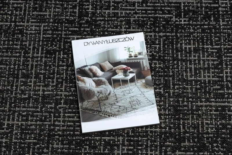 Alfombra de cuerda sisal FLOORLUX Circulo 20401 Marco negro/plateado