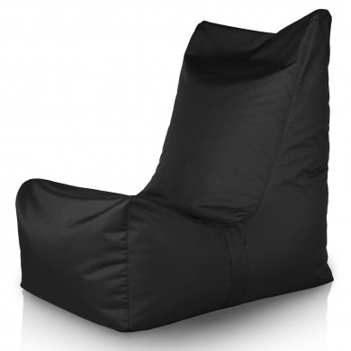 Negro Puff Sillón Distinto nylon