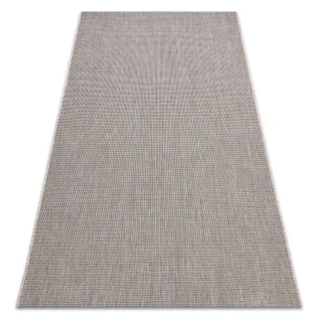 DYWAN SZNURKOWY SIZAL FLOORLUX 20580 gładki, jednolity, jednokolorowy - srebrny / czarny