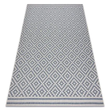 Alfombra de cuerda sisal FLAT 48357/951 Cuadrados
