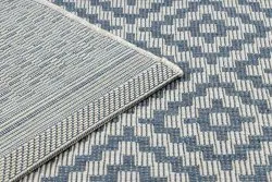 Alfombra de cuerda sisal FLAT 48357/951 Cuadrados