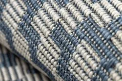 Alfombra de cuerda sisal FLAT 48357/951 Cuadrados