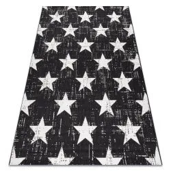 Alfombra de cuerda sisal FLAT 48648/690 Estrellas