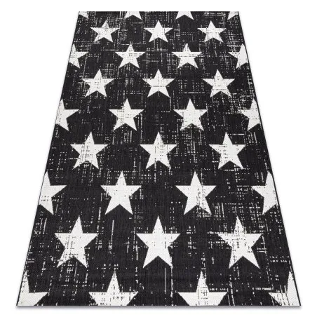 Alfombra de cuerda sisal FLAT 48648/690 Estrellas