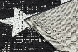 Alfombra de cuerda sisal FLAT 48648/690 Estrellas