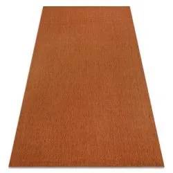 Dywan SZNURKOWY SIZAL FLAT 48663/120 terakota GŁADKI