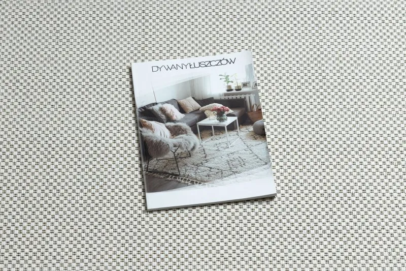 Alfombra de cuerda sisal FLAT 48663/060 Liso crema