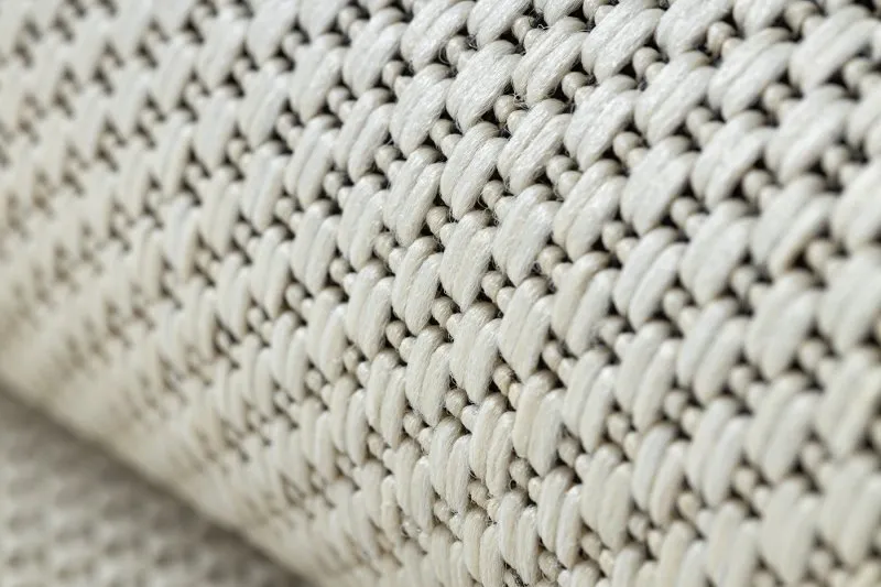 Alfombra de cuerda sisal FLAT 48663/060 Liso crema