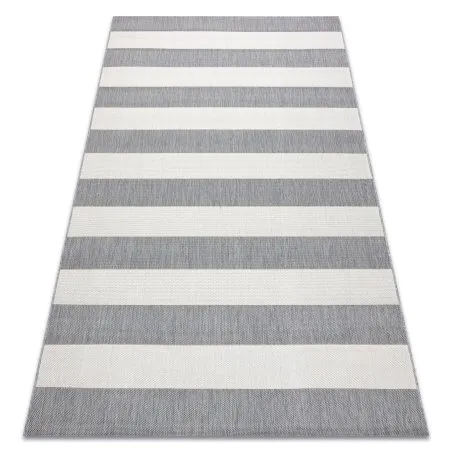 Alfombra de cuerda sisal FLAT 48644/637 Rayas