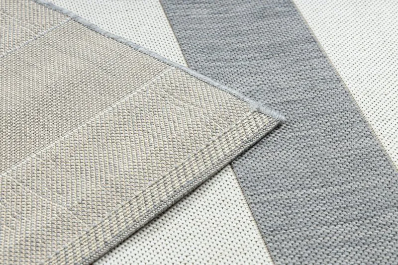 Alfombra de cuerda sisal FLAT 48644/637 Rayas