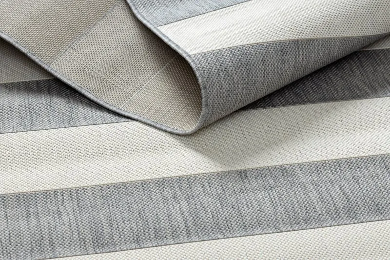 Alfombra de cuerda sisal FLAT 48644/637 Rayas
