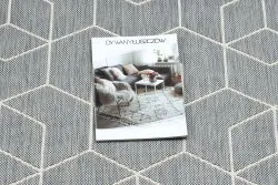 Dywan SZNURKOWY SIZAL FLAT 48655/637 KOSTKI 3D