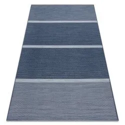 Alfombra de cuerda sisal COLOR 47011/309 Rayas azul