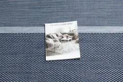 Alfombra de cuerda sisal COLOR 47011/309 Rayas azul