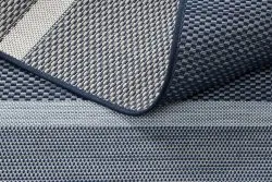 Alfombra de cuerda sisal COLOR 47011/309 Rayas azul