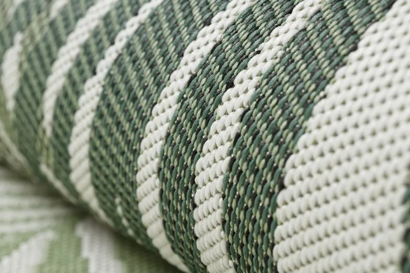 Alfombra de cuerda sisal COLOR 19433/062 Hojas verdes Selva