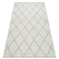 Alfombra de cuerda sisal COLOR 19436/062 Rombos Cuadrados beige